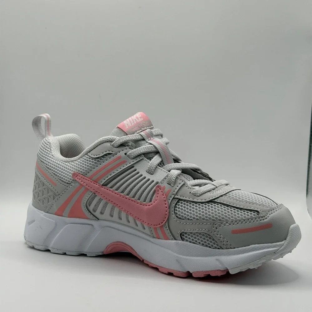 Nike Vomero 5 (PS) Kids Size 2.5Y Girls Shoes Gray White Pink HF6998 012 NEW